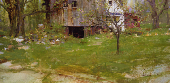 Richard Schmid APPLE BLOSSOMS 8 x 16
