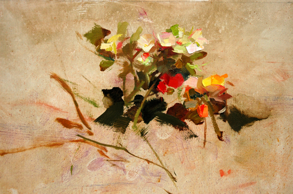 Richard Schmid BEGONIA SKETCH